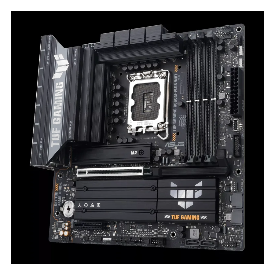 Asus TUF GAMING B860M-PLUS WIFI — vue angle