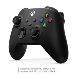 Manette Xbox Carbon Black face avant