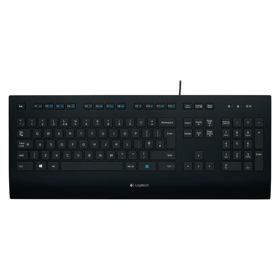 Logitech K280e - Bureautique filaire chiclet