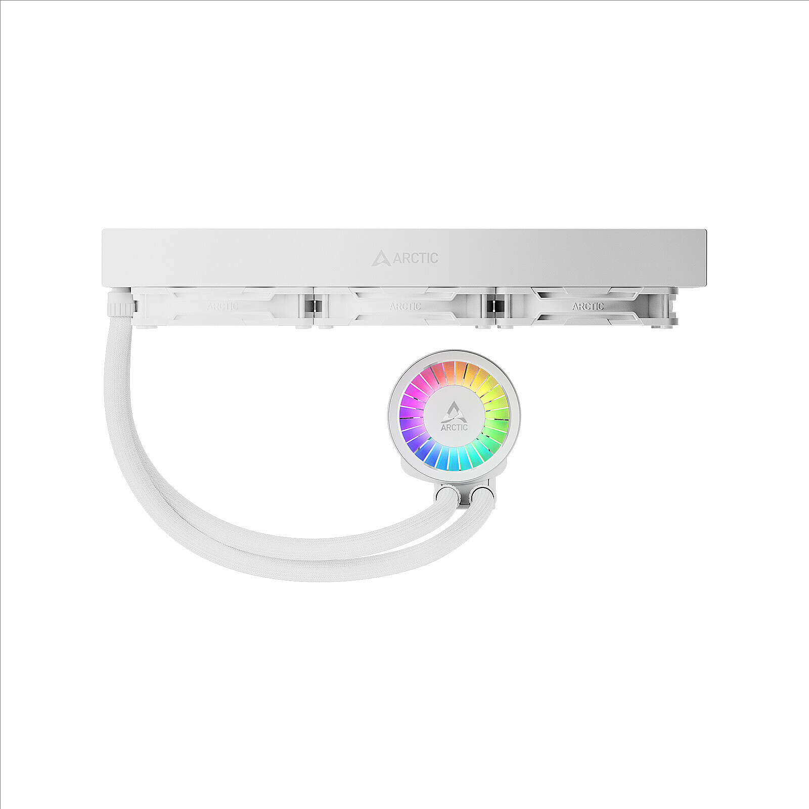 Arctic Liquid Freezer III Pro 360 ARGB — Blanc