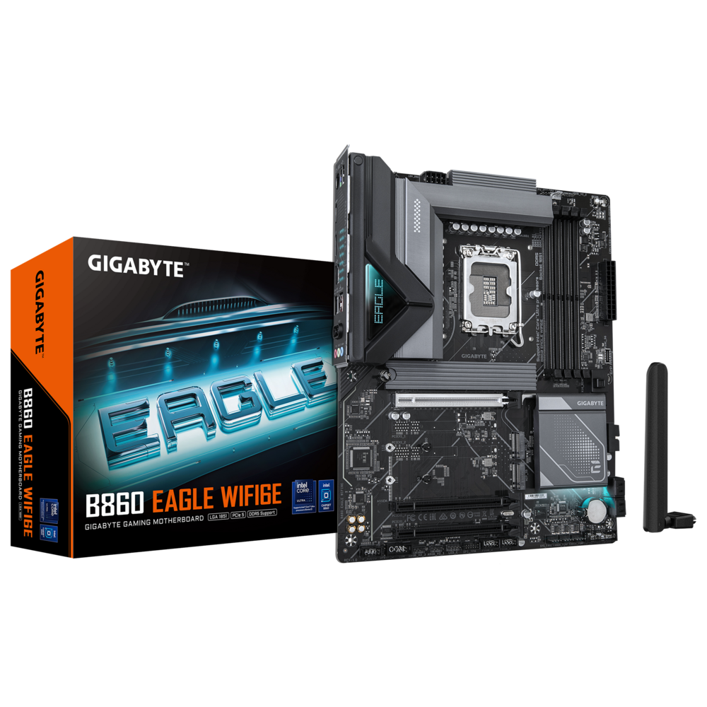 Gigabyte B860 EAGLE WIFI6E — vue d’ensemble