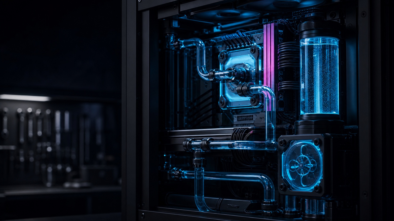 Watercooling custom sur PC gaming Razox