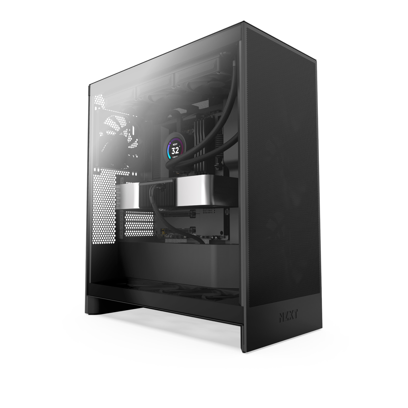 NZXT H7 Flow Etui Tour Milieu Noir — vue d’ensemble